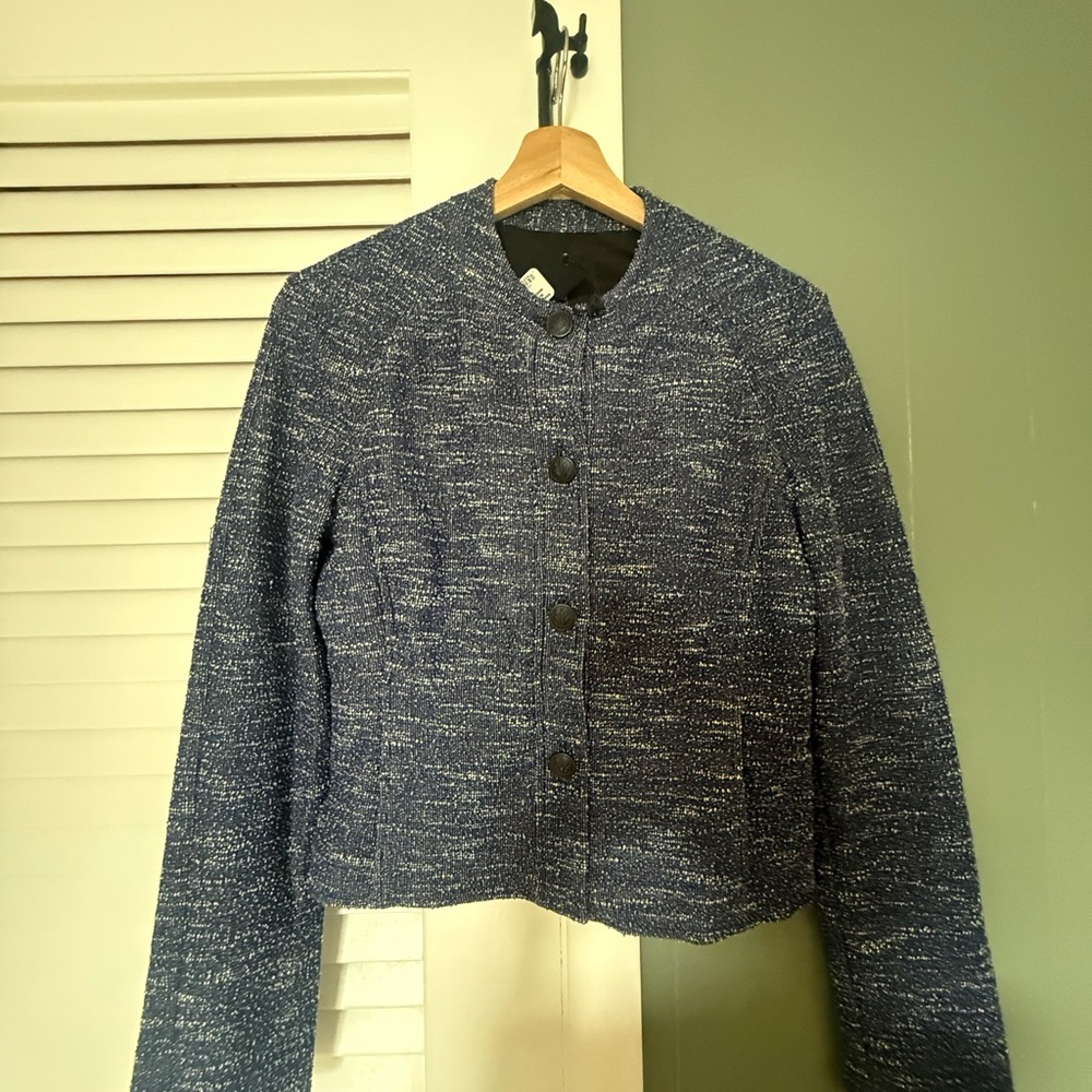 NWT- Rag & Bone Navy Tweed Jacket